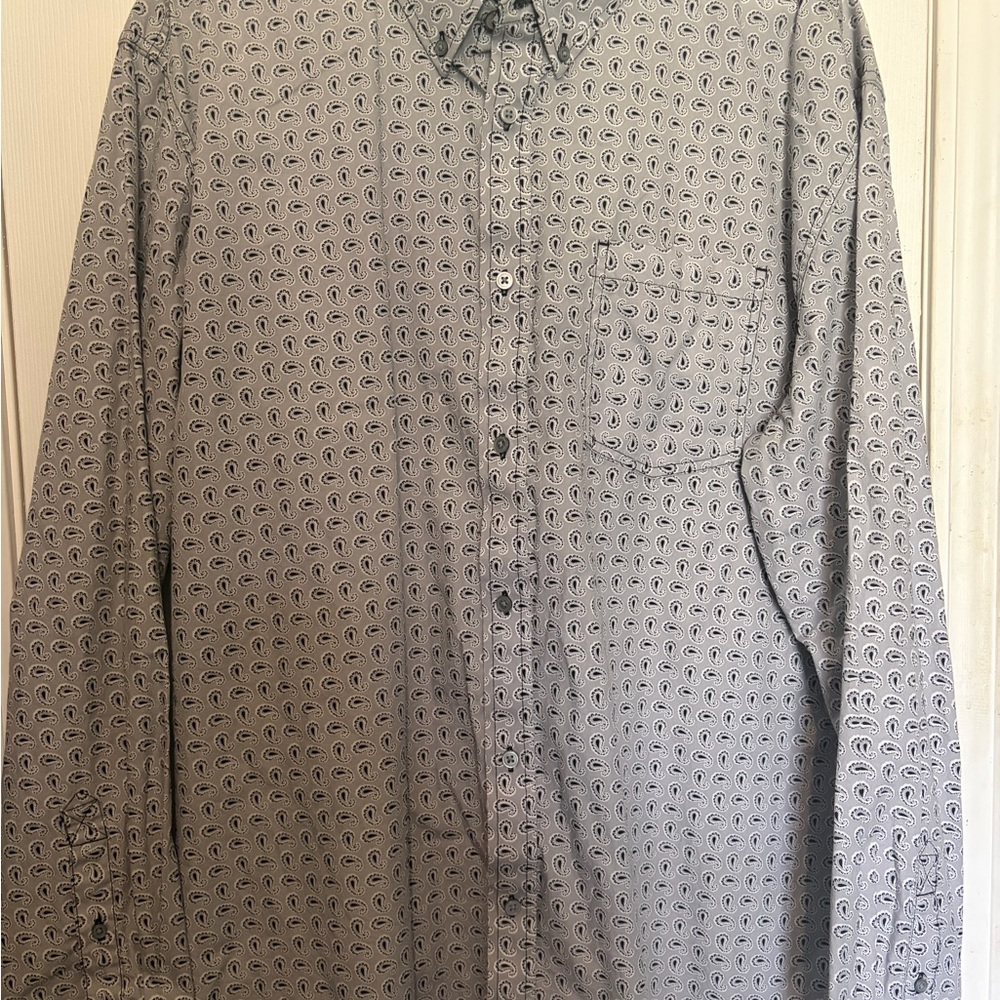 Cody James Men's Gray Patterned Shirt